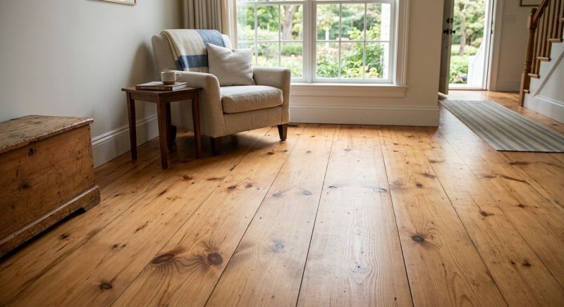 Pine Floor Installation