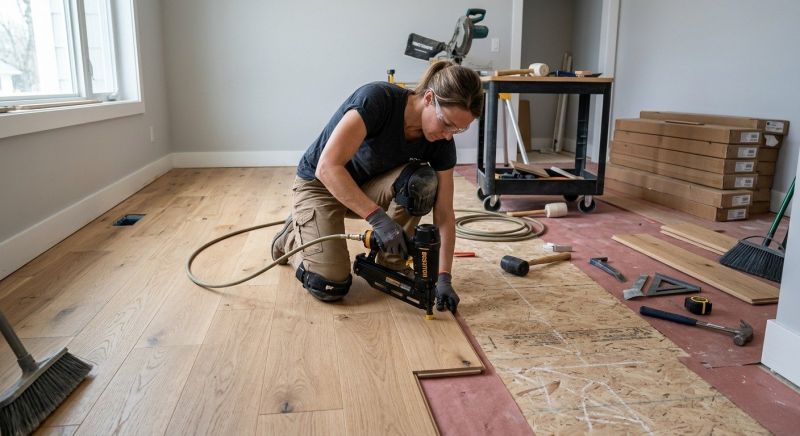 Hardwood Floor Installation in Anne Arundel County, MD