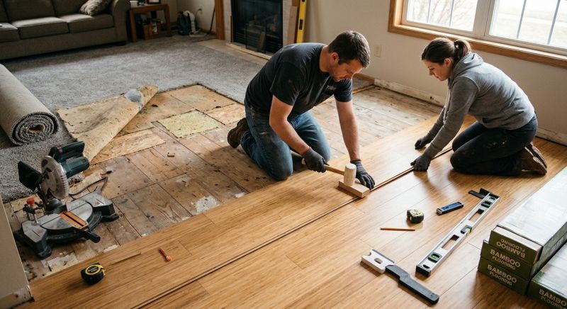 Bamboo Flooring Installation in Stevensville, MD