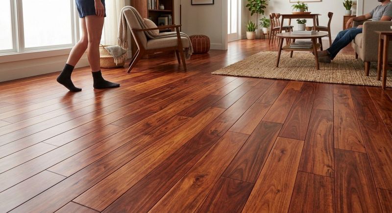 Cherry Floor Installation in Owings, MD