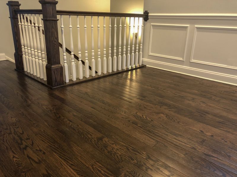 Dark Wood Floor Installation in Stevensville, MD