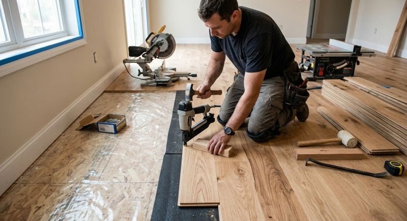Hardwood Floor Installation in Chesapeake Beach, MD