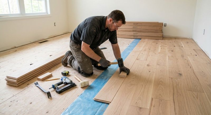 Hardwood Floor Installation in Easton, MD
