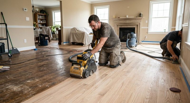 Hardwood Floor Renovation in Stevensville, MD