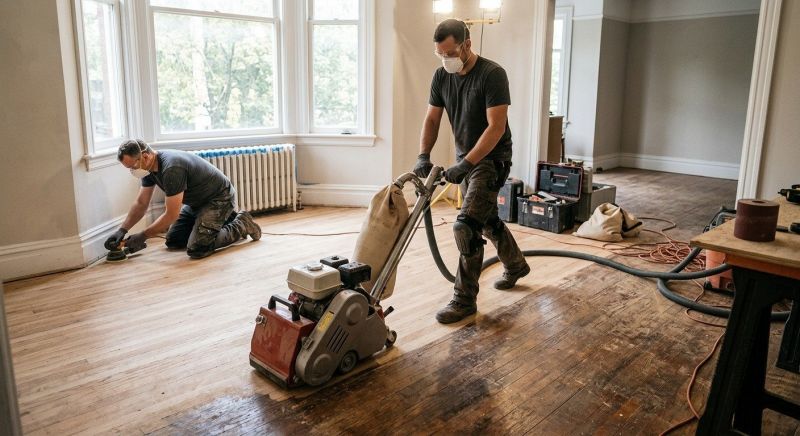 Hardwood Floor Renovation in Stevensville, MD