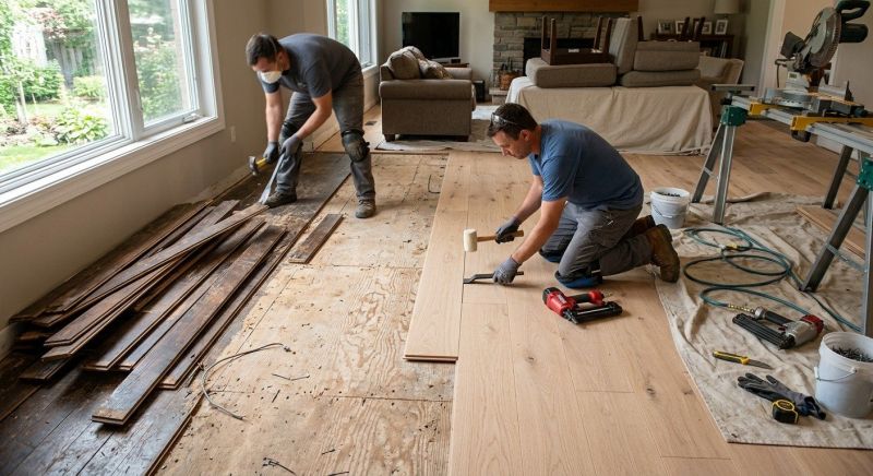 Hardwood Floor Renovation in Stevensville, MD