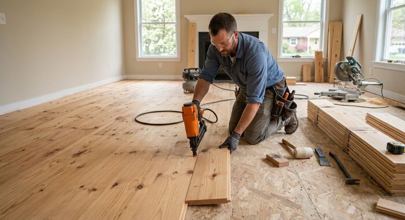 Maple Flooring Installation in Easton, MD