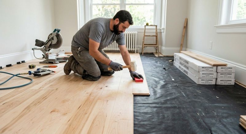 Maple Flooring Installation in Rock Hall, MD