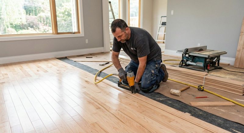 Maple Flooring Installation in Severn, MD