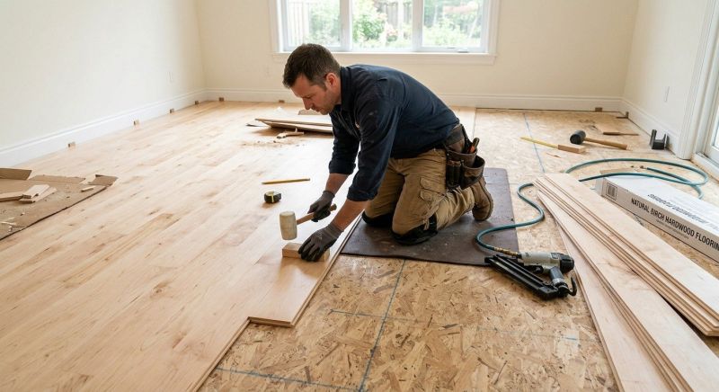 Maple Flooring Installation in Talbot County, MD