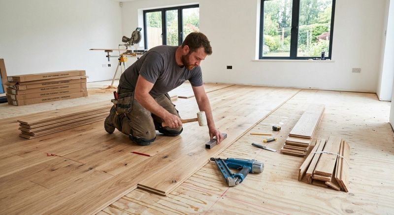 Oak Floor Installation in Centreville, MD