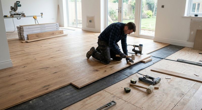 Oak Floor Installation in Crofton, MD