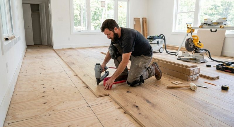 Oak Floor Installation in Davidsonville, MD