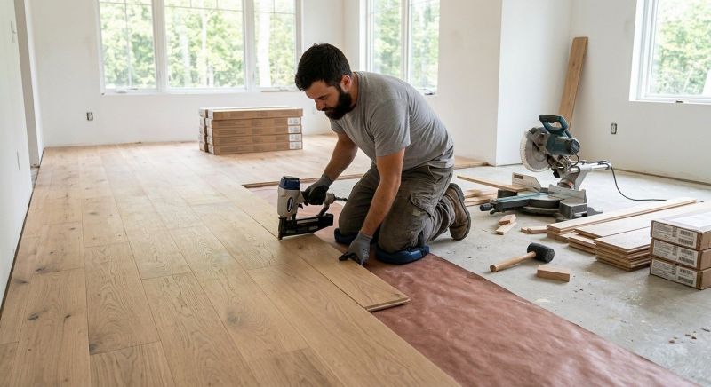 Oak Floor Installation in Dundalk, MD