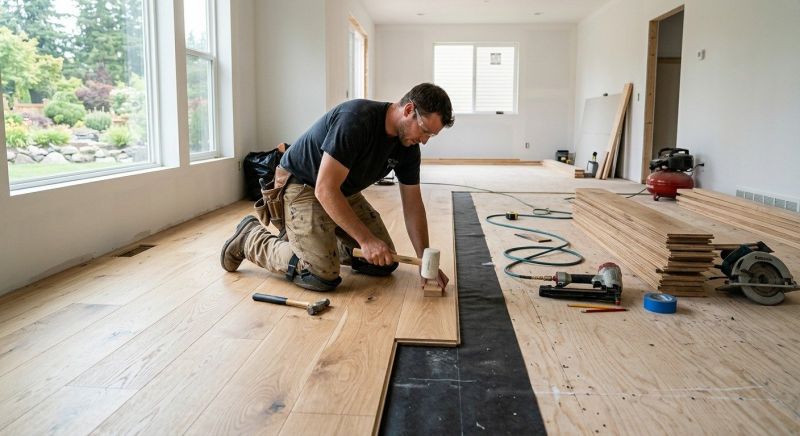 Oak Floor Installation in Stevensville, MD