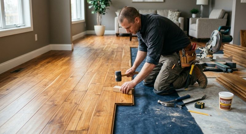Teak Flooring Installation in Stevensville, MD