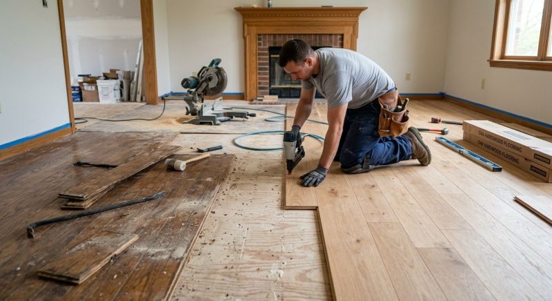 Wood Floor Replacement in Dundalk, MD