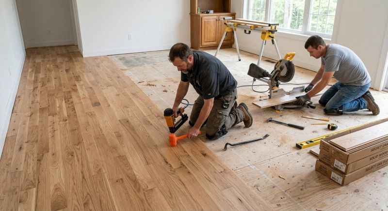 Wood Floor Replacement in Owings, MD