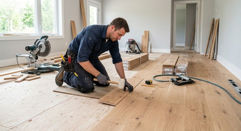 Wood Floor Replacement in Queen Annes County, MD
